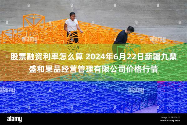 股票融资利率怎么算 2024年6月22日新疆九鼎盛和果品经营管理有限公司价格行情