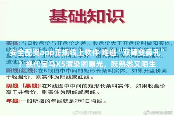 安全配资app正规线上软件 难逃“双肾变鼻孔”？换代宝马X5渲染图曝光，既熟悉又陌生