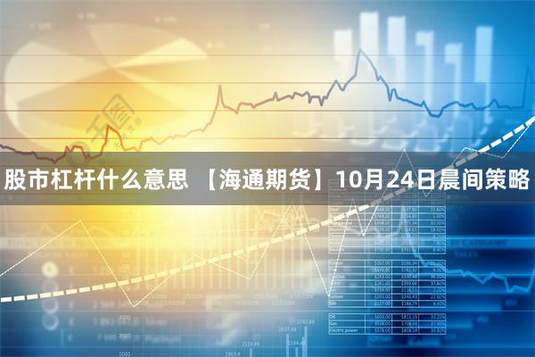 股市杠杆什么意思 【海通期货】10月24日晨间策略