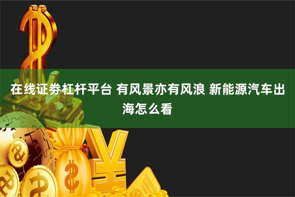 在线证劵杠杆平台 有风景亦有风浪 新能源汽车出海怎么看